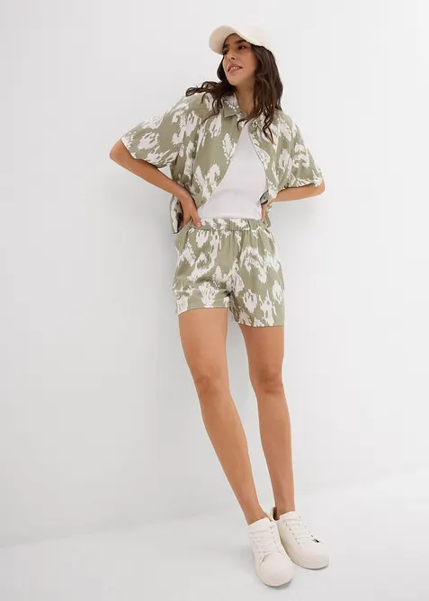 Chemisier en viscose avec imprimé ethnique, bonprix