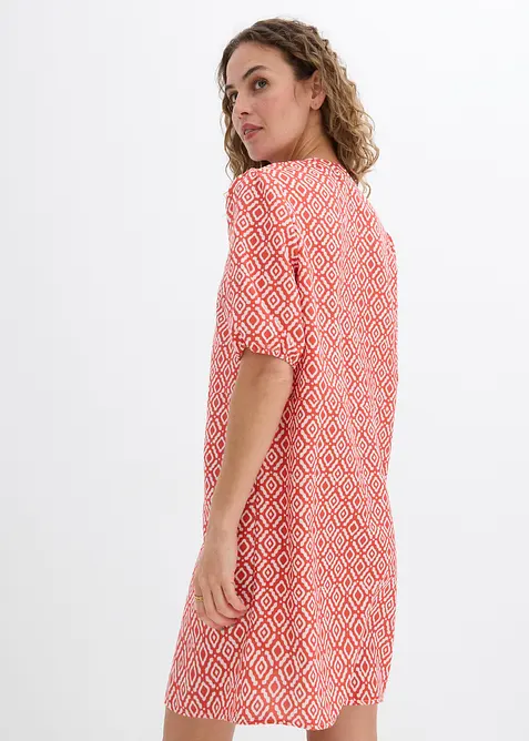 Tunika-Kleid aus flie&szlig;ender Viskose, bonprix