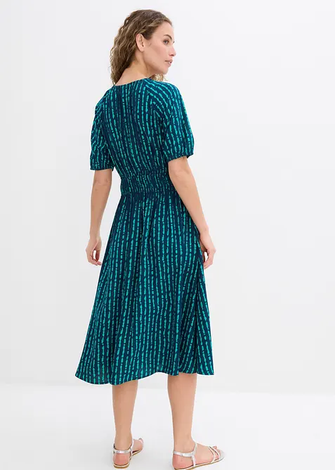 Robe midi en viscose douce, bonprix