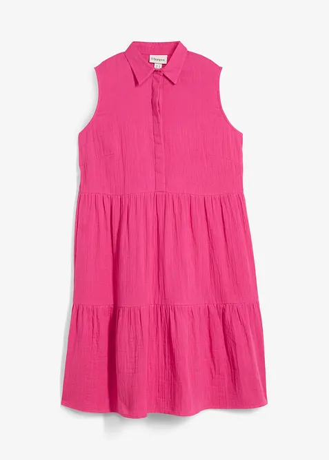 Tunika-Kleid aus luftigem Musselin, bonprix