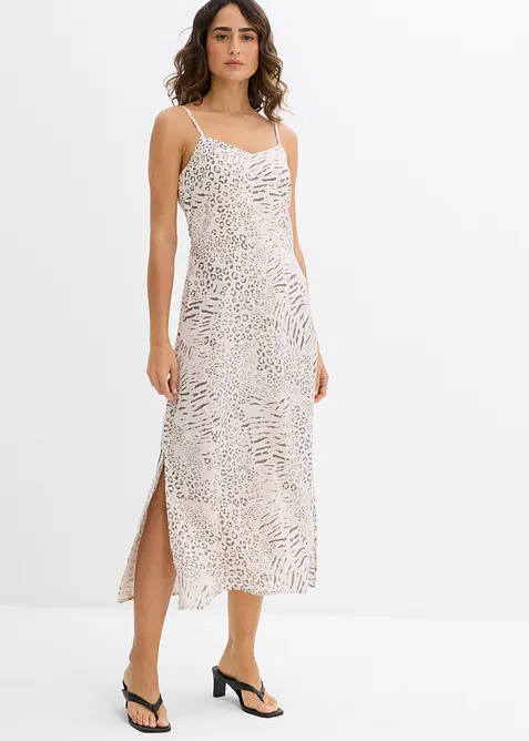 Trägerkleid aus fließender Viskose, bonprix