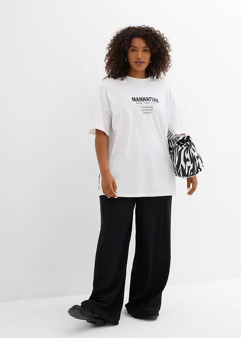 Oversize-Shirt aus reiner Bio-Baumwolle, bonprix