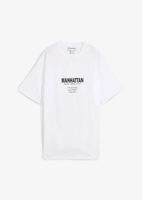 Oversize-Shirt aus reiner Bio-Baumwolle, bonprix