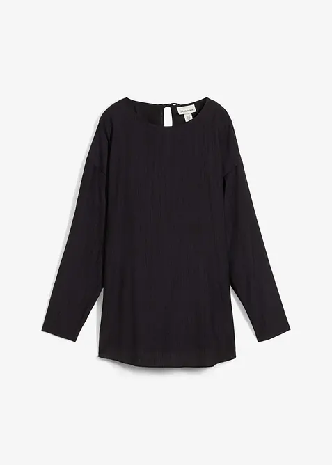 Blouse oversize en crépon de viscose mélangée, bonprix