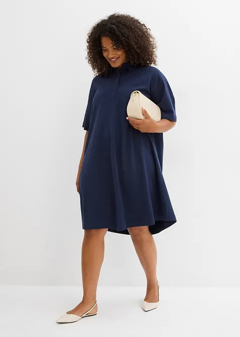 Polokleid aus reiner Baumwolle, bonprix