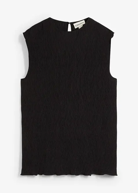 Top en crépon texturé, bonprix