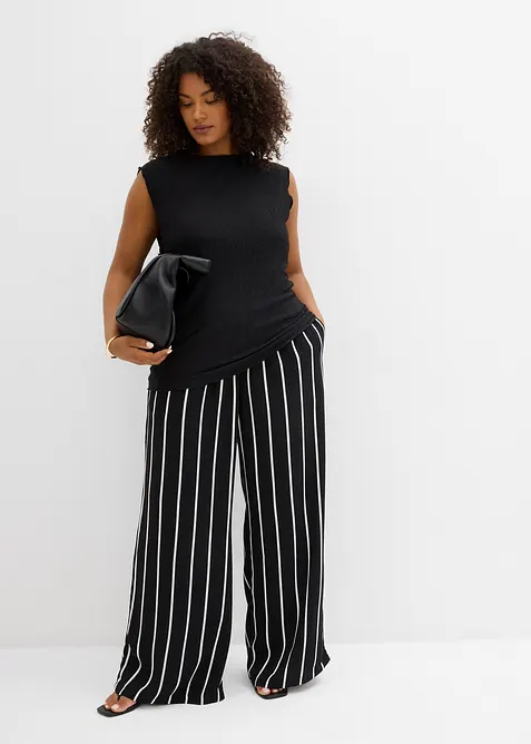 Top en crépon texturé, bonprix