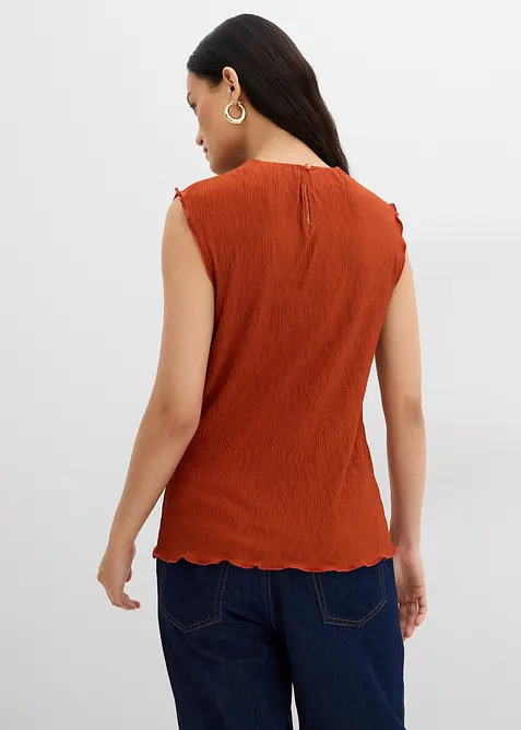 Top aus strukturiertem Crinkle, bonprix