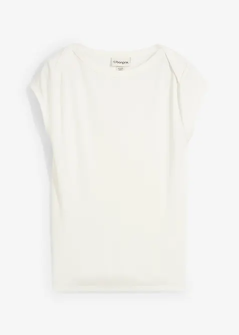 Top côtelé doux en modal mélangé, bonprix