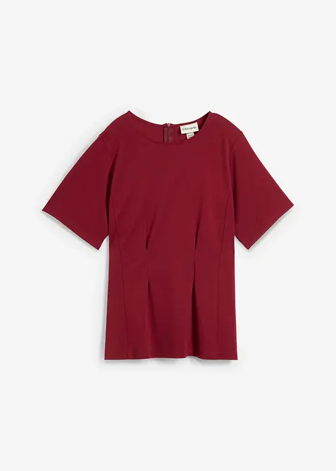 Tailliertes Shirt aus bequemen Punto di Roma, bonprix