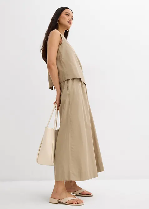 Jupe-culotte ample 100% coton, bonprix