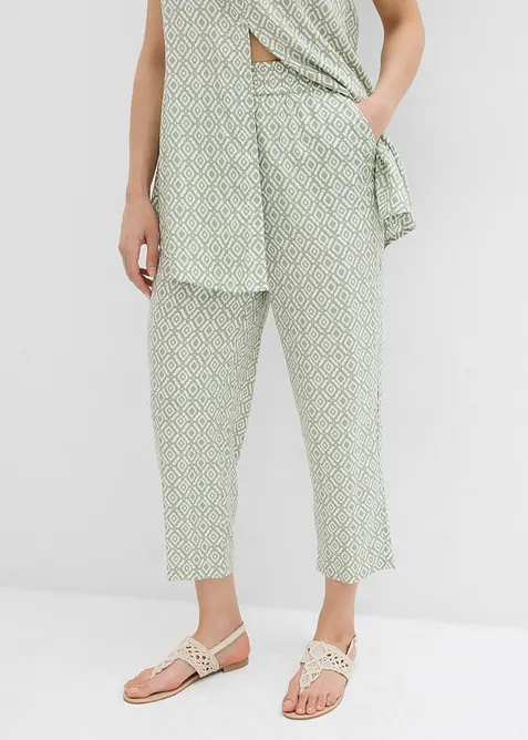 Haremshose aus fließender Viskose, bonprix