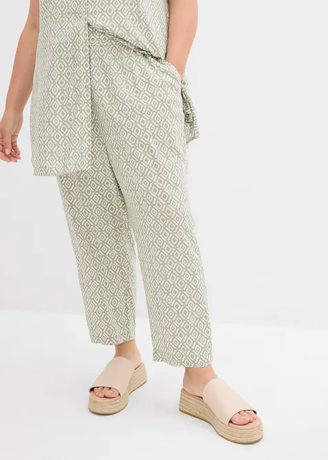 Haremshose aus fließender Viskose, bonprix