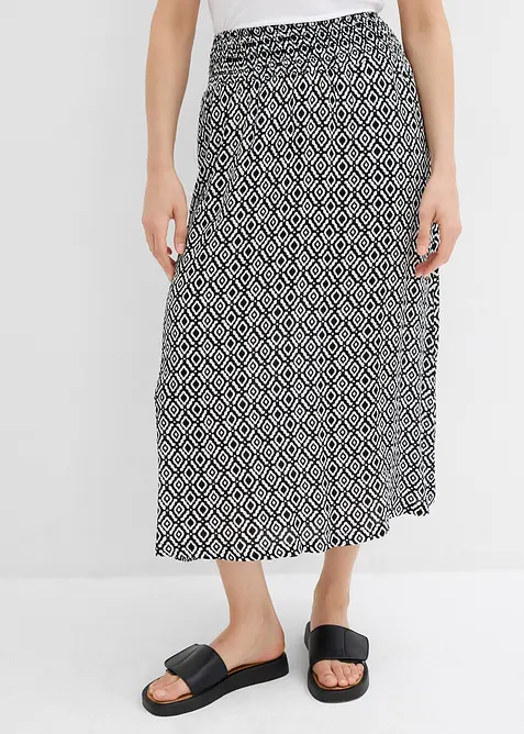 Maxirock aus Viskosecrincle, bonprix