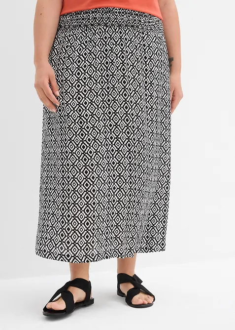 Maxirock aus Viskosecrincle, bonprix