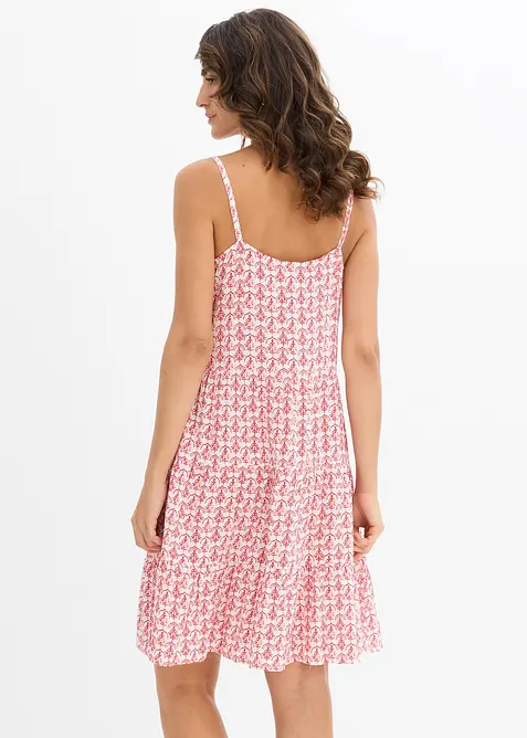 Trägerkleid aus fließender Viskose, bonprix