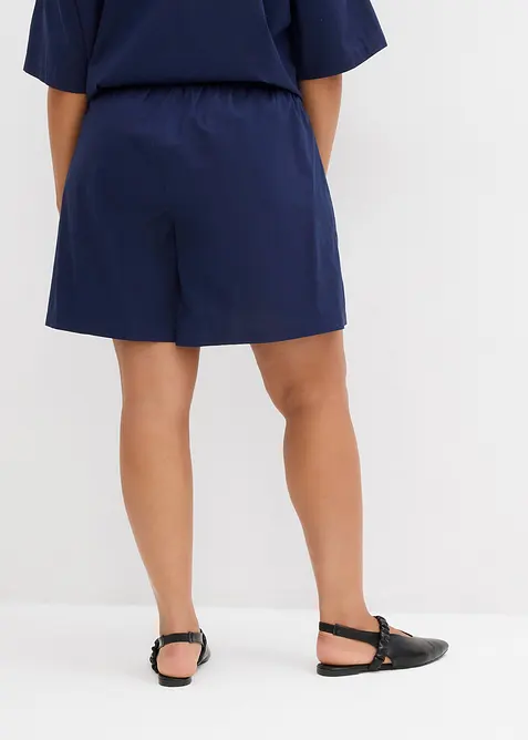 Short 100% coton avec taille élastiquée, bonprix