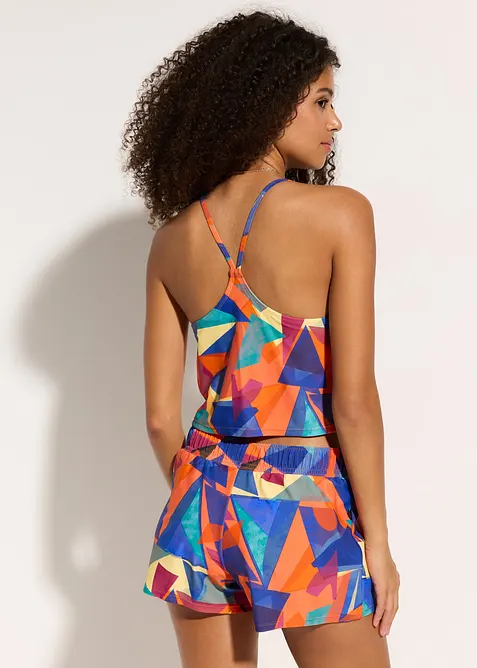 Tankini (ens. 2 pces) avec short, bonprix