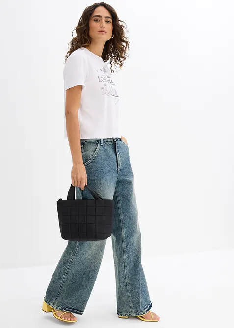 Verkürztes T-Shirt aus Jersey, bonprix