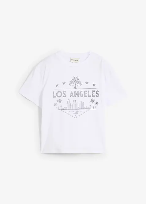 Verkürztes T-Shirt aus Jersey, bonprix