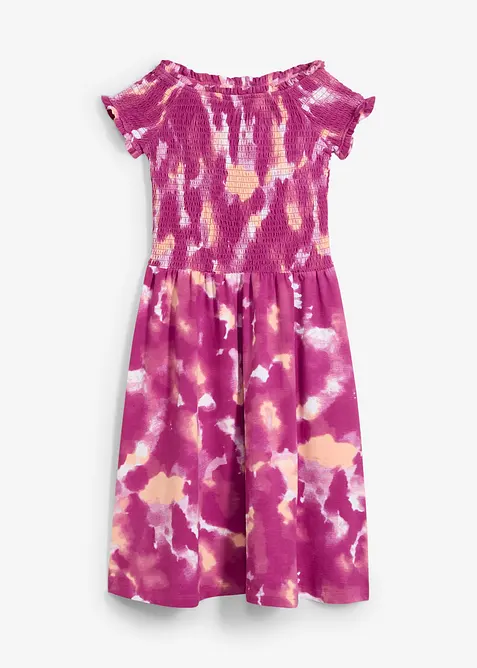 Jerseykleid aus elastischem Bio-Baumwoll-Mix, bonprix