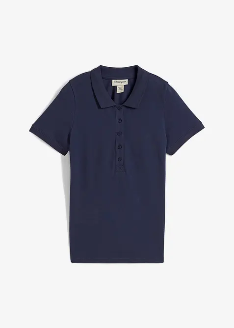 Piqué-Poloshirt aus reiner Bio-Baumwolle, bonprix