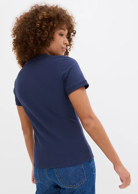 Piqué-Poloshirt aus reiner Bio-Baumwolle, bonprix