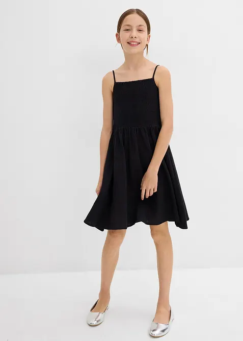 Tr&auml;gerkleid aus luftigem Musselin, bonprix