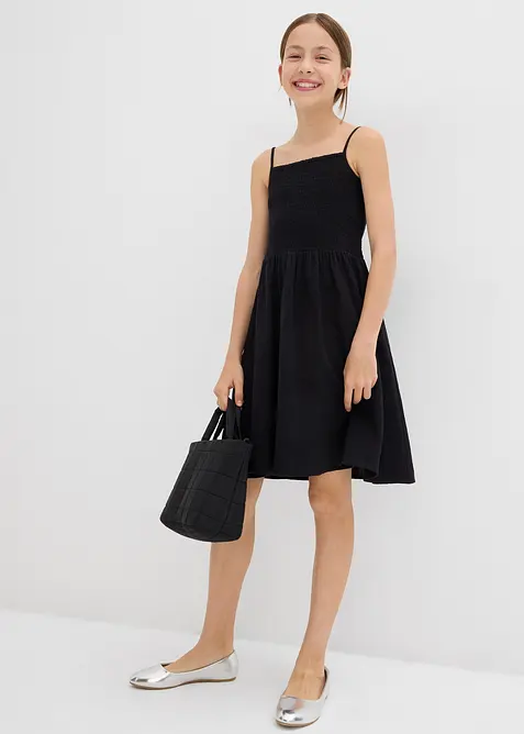 Tr&auml;gerkleid aus luftigem Musselin, bonprix