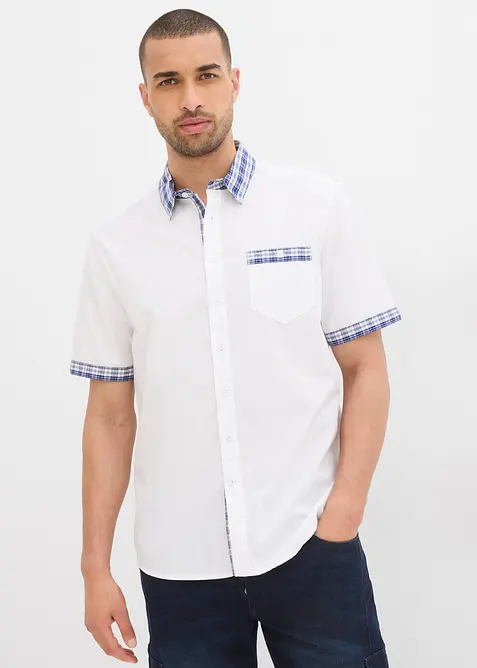 Chemise manches courtes 100% coton, bonprix
