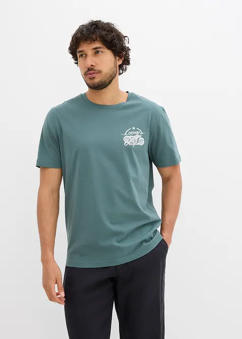 Lot de 2 T-shirts 100% coton, bonprix