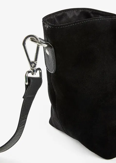 Sac &agrave; main en cuir, bonprix