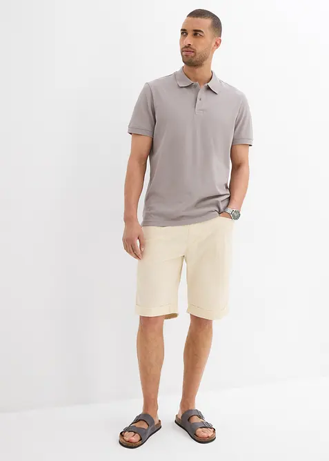 Polo en maille piquée 100% coton, bonprix