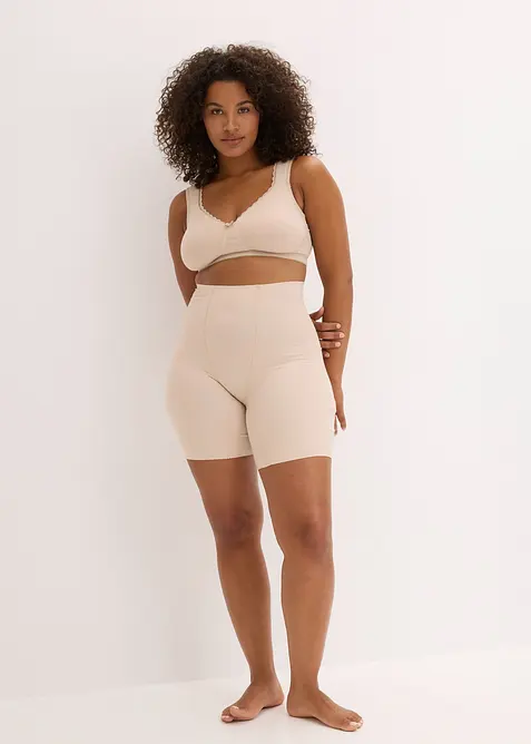 Cycliste sculptant invisible en coton, maintien l&eacute;ger, bonprix