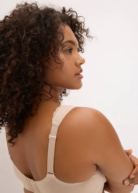 Minimizer T-Shirt-BH ohne Bügel mit Bio-Baumwolle (2er Pack), bonprix