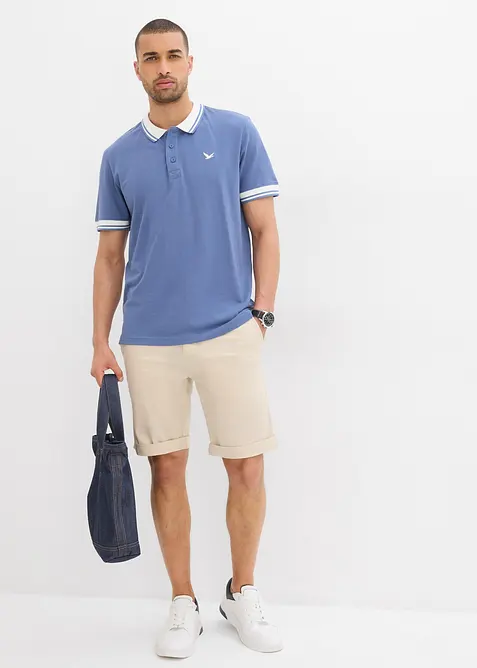 Polo en maille piquée 100% coton, bonprix