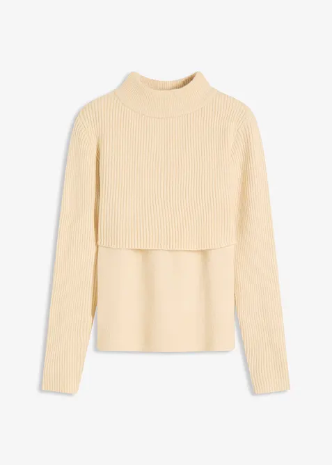 Pull &agrave; effet superpos&eacute;, bonprix