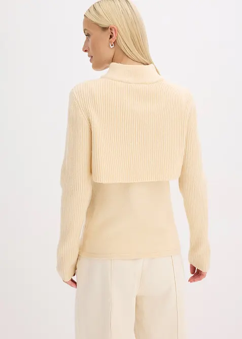 Pull &agrave; effet superpos&eacute;, bonprix