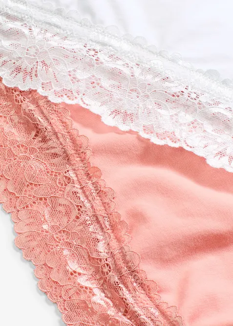 Bandeau-BH mit Bio-Baumwolle (2er Pack), bonprix