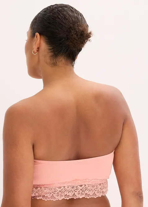 Bandeau-BH mit Bio-Baumwolle (2er Pack), bonprix
