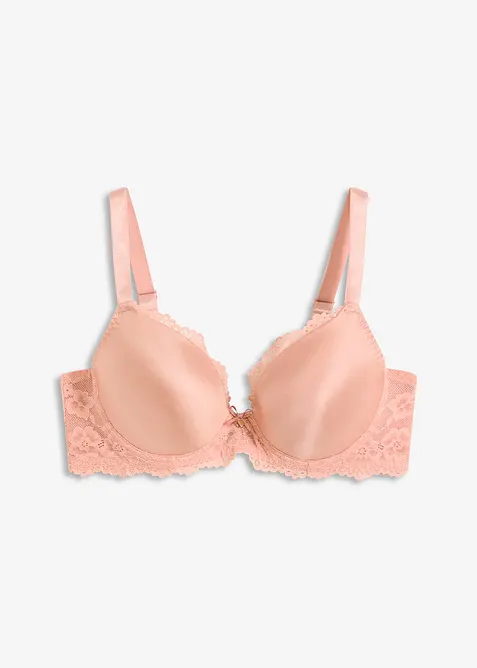 Soutien-gorge push-up avec bonnets satinés, bonprix