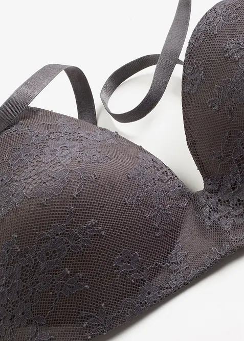 Soutien-gorge à coques sans armatures avec dentelle, bonprix