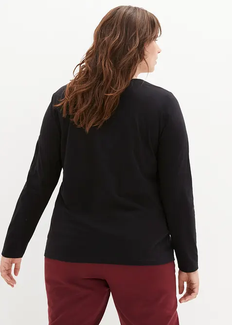 Langarmshirt (2er Pack), bonprix