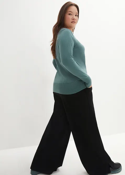 Basic Pullover mit recycelter Baumwolle, bonprix