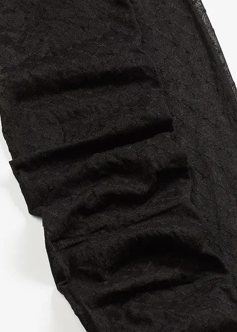 Collant 30den avec motif résille à pois, bonprix