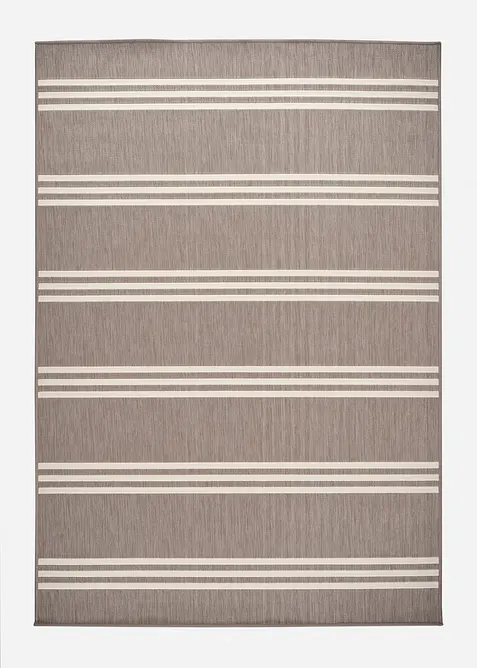 In- und Outdoor Wende-Teppich mit Streifen, bonprix