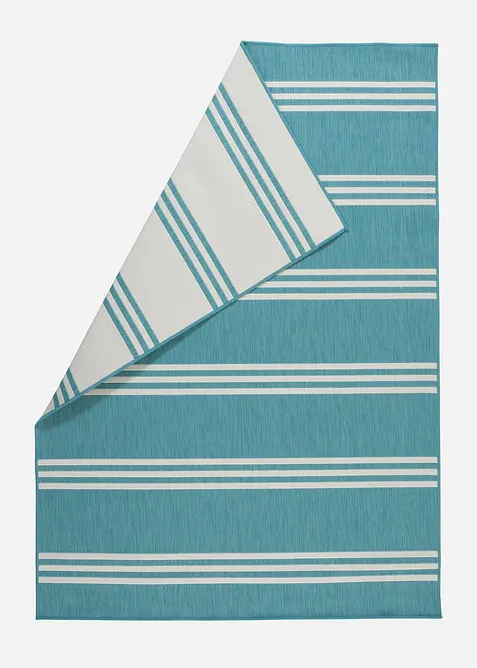 Tapis rayé réversible, pour l’intérieur et l’extérieur, bonprix