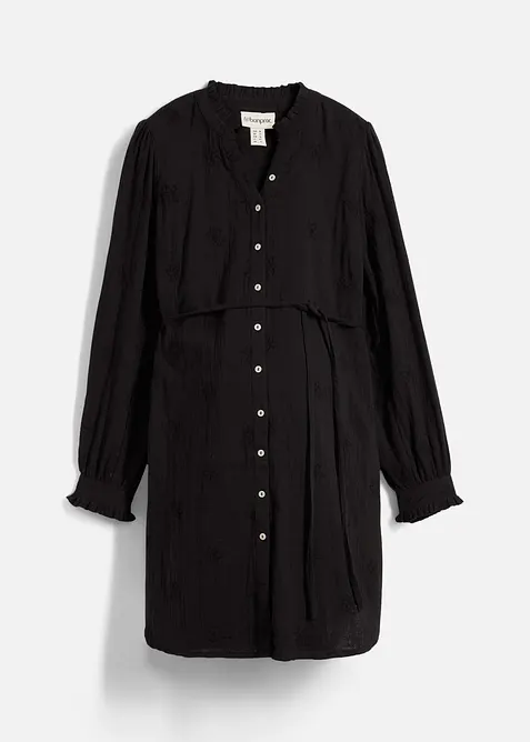 Robe-chemise de grossesse en gaze de coton douce, bonprix