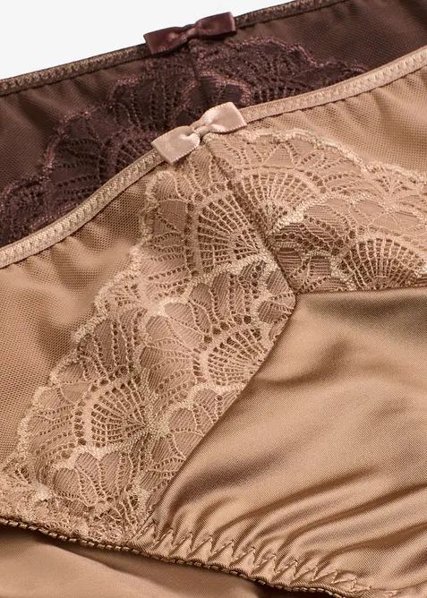 Slip mit Glanzeffekt (2er Pack), bonprix