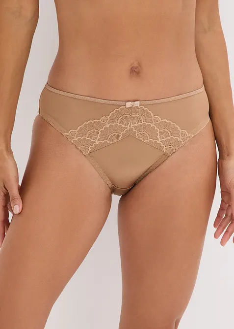 Slip mit Glanzeffekt (2er Pack), bonprix